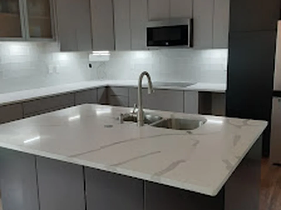 Dragon Granite and Cabinet