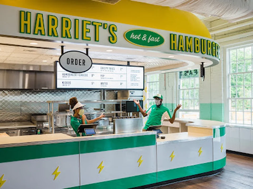 Harriet's Hamburgers | Optimist Hall